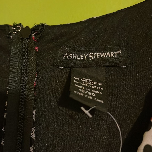 NWOT Ashley Stewart Multicolor/Print Long Sleeve Maxi Dress Size 18/20 - Picture 5 of 7